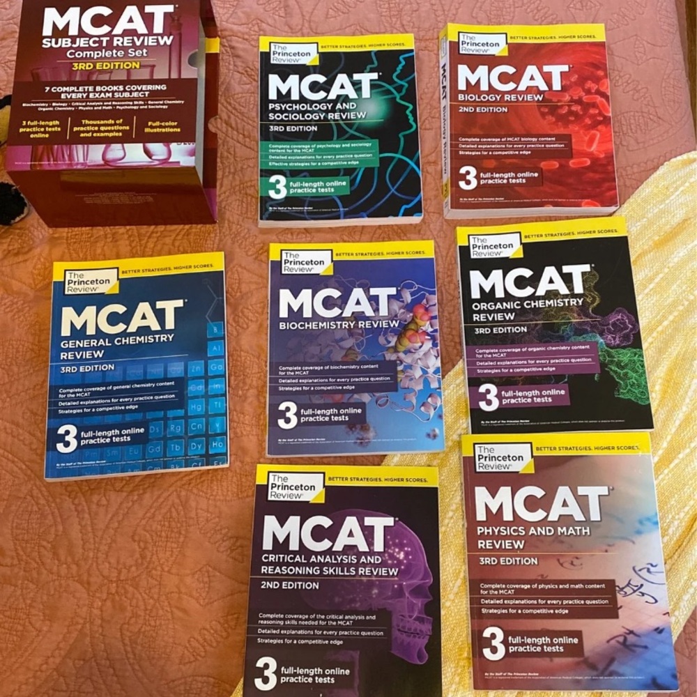 The Princeton Review MCAT review complete set 3rd edition